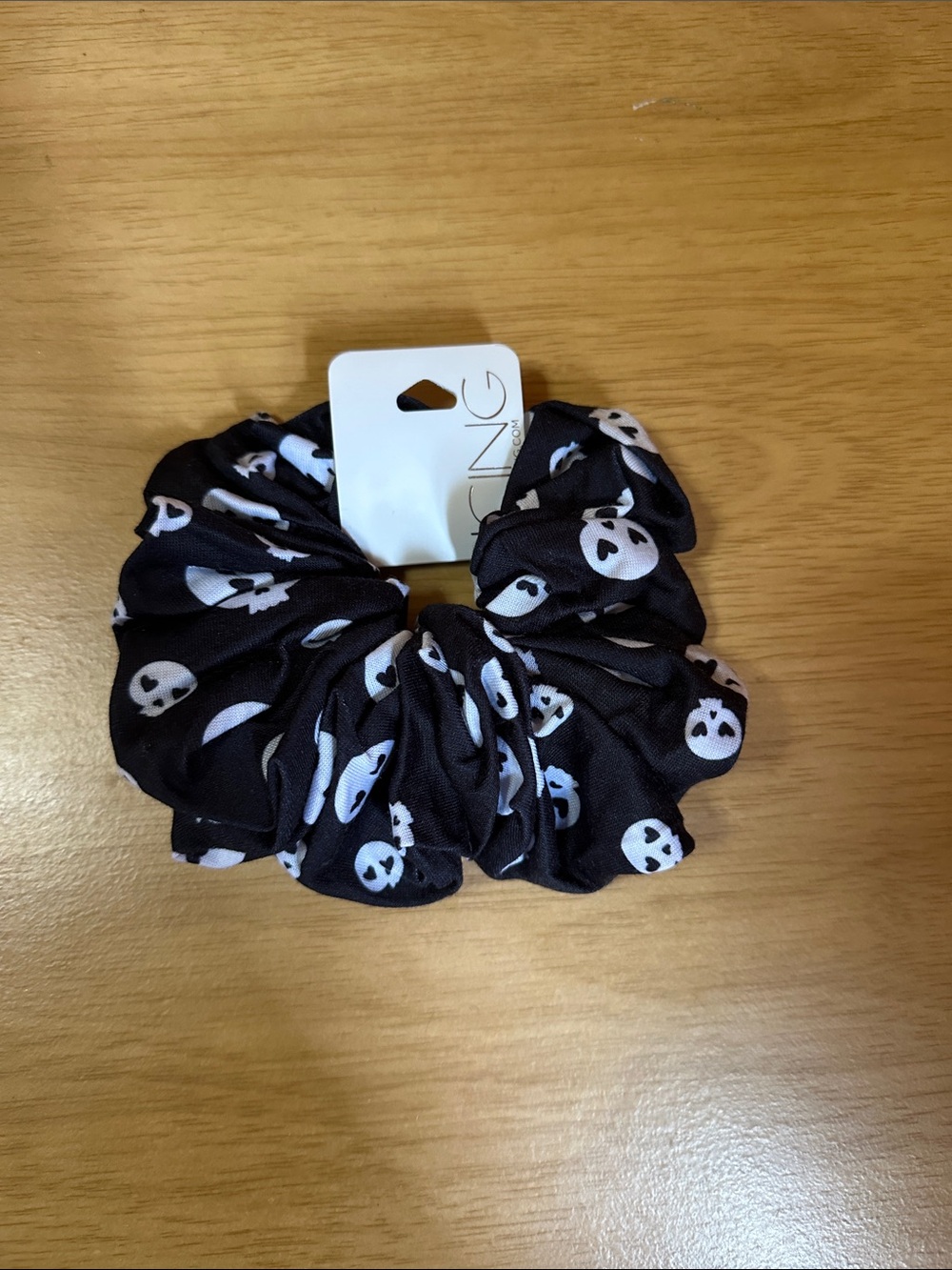 Icing Jumbo Skeleton Skull Hair Scrunchie